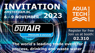Invitation to Aquatech Amsterdam trade show 6-9 Nov 2023